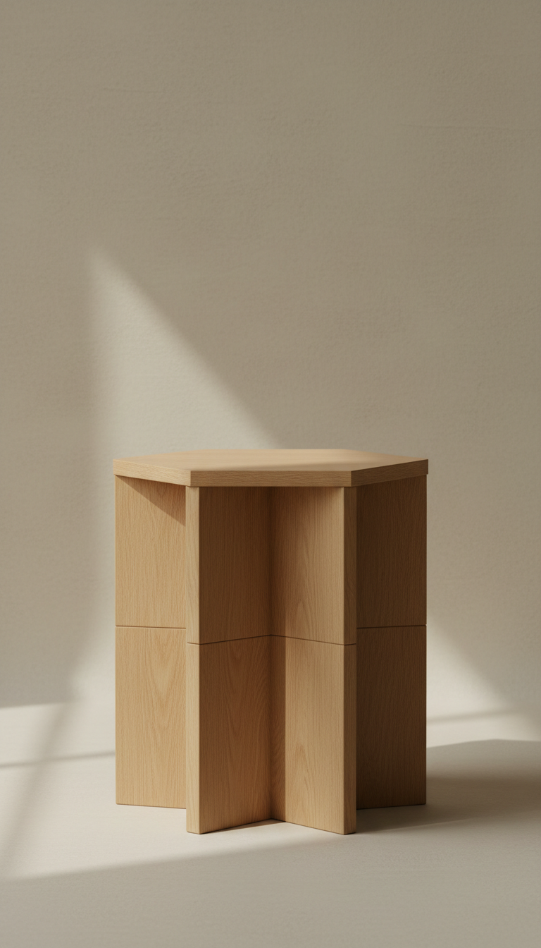 Modular Oak Side Table